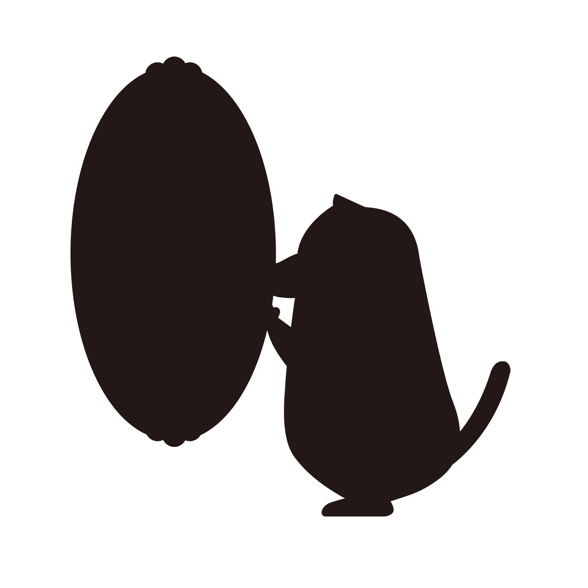 達克比照鏡子
