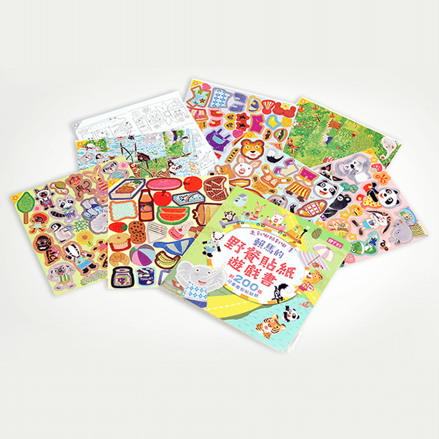 picnic sticker book